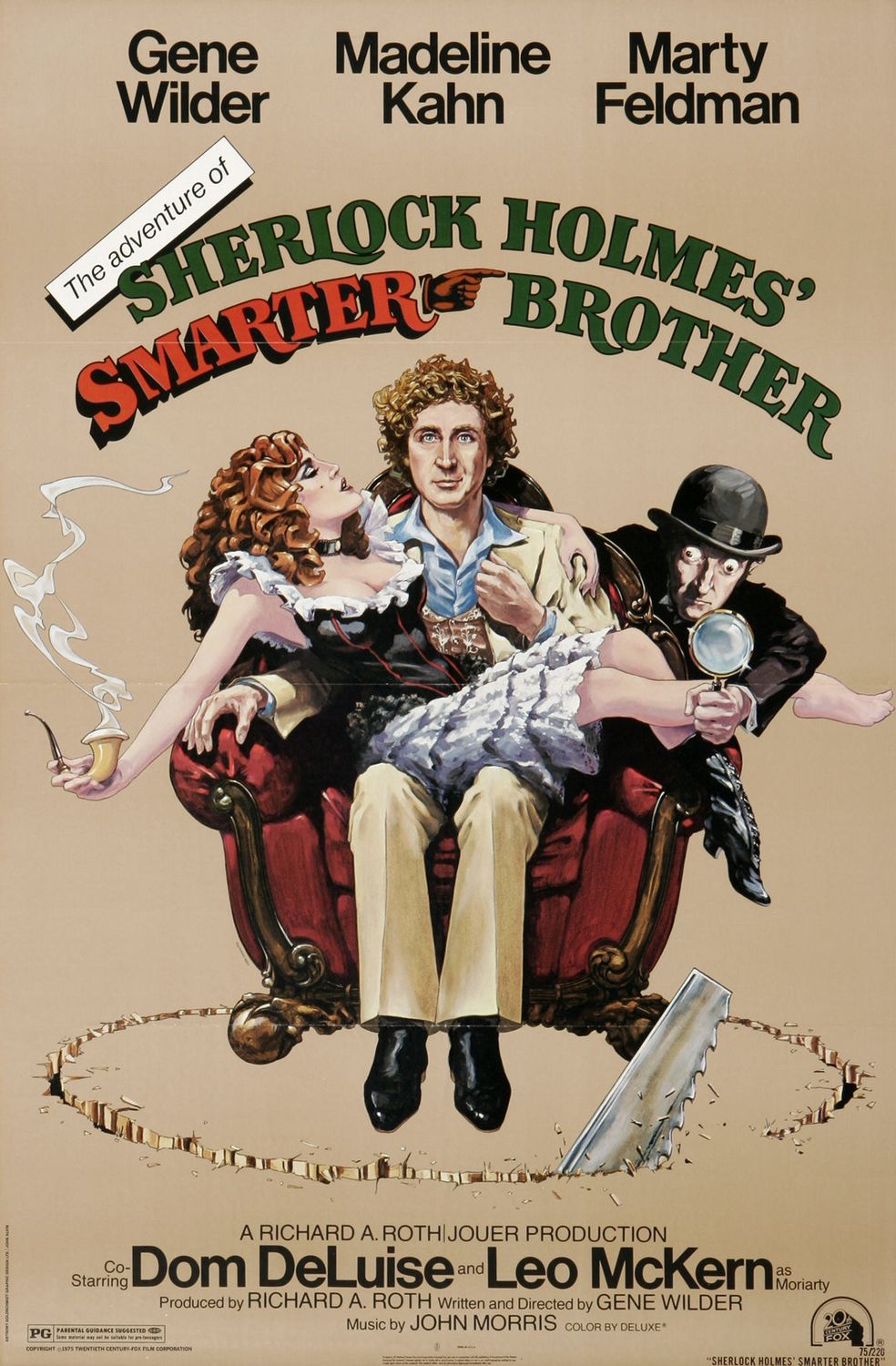 Poster k filmu 
						Dobrodružství mladšího a chytřejšího bratra Sherlocka Holmese
						
					
				