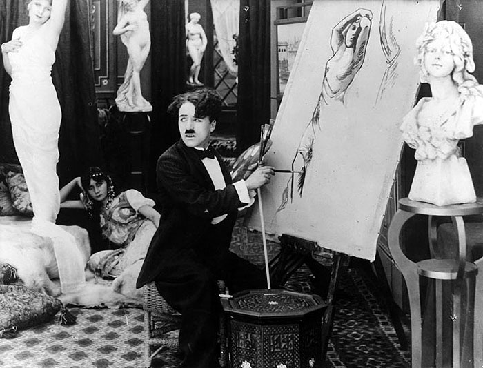 Chaplin malířem