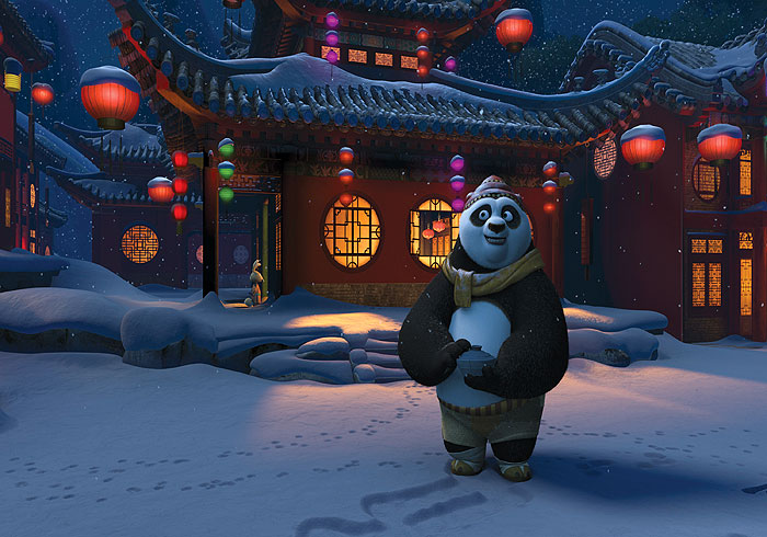 Kung Fu Panda slávi sviatky
