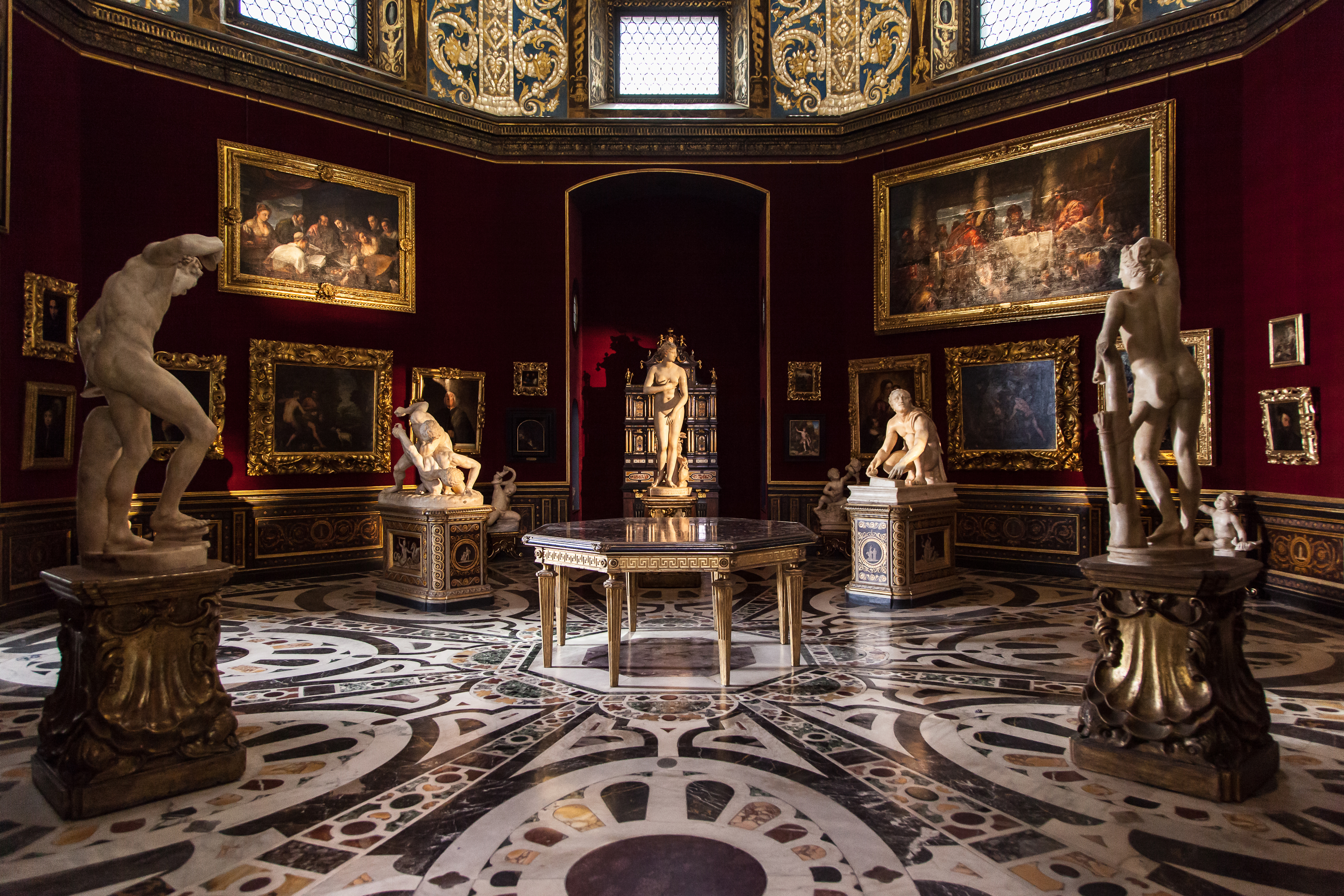 Florencia a galéria Uffizi