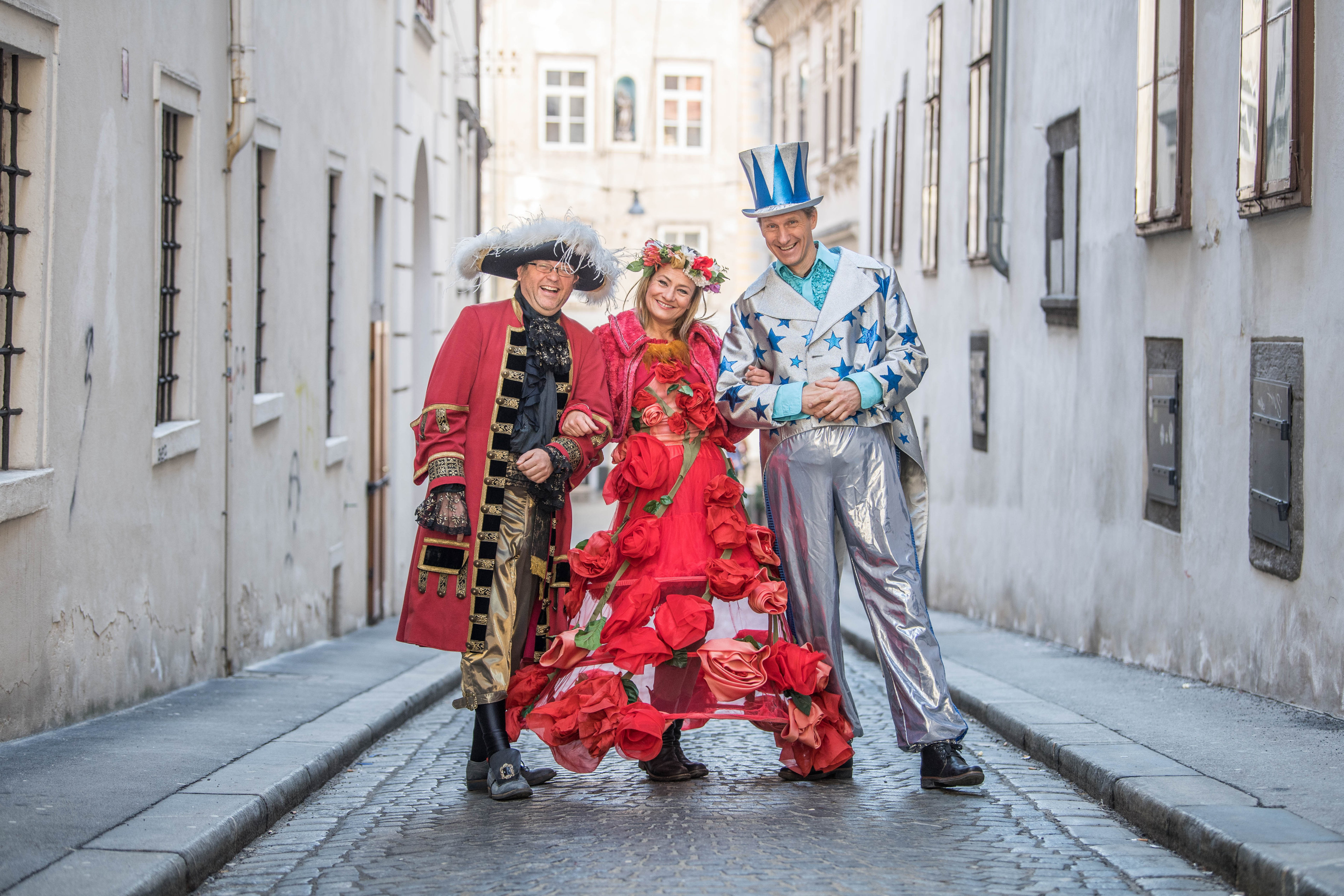 Das Steirerland im Narreng'wand. Der Faschingszug aus der Grazer Innenstadt