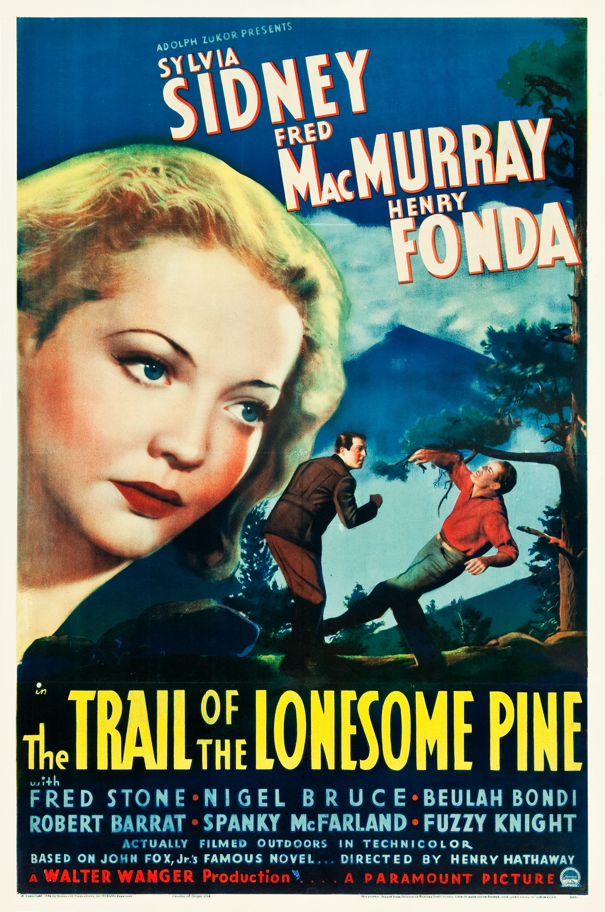 the trail of the lonesome pine 1936