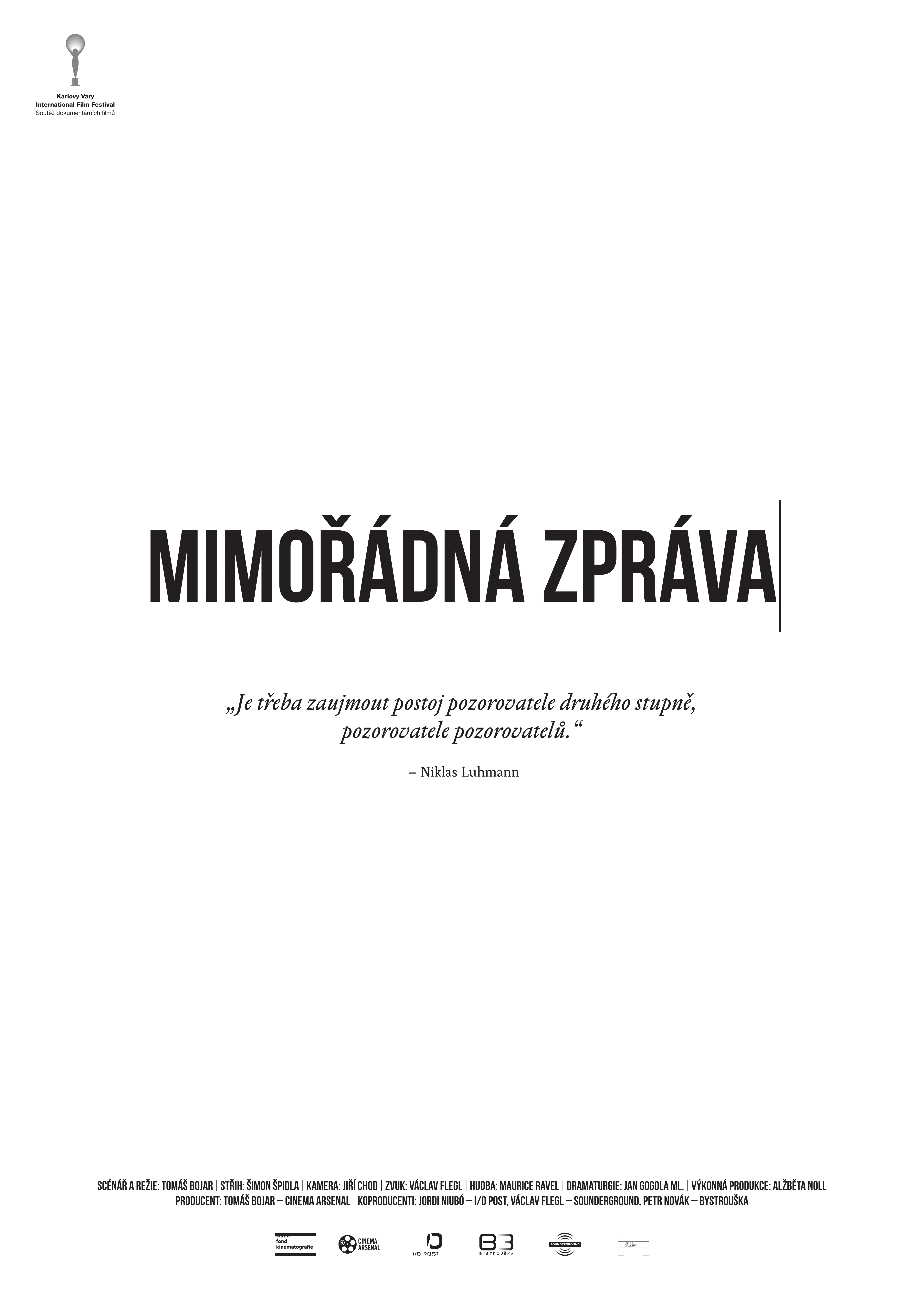 Mimořádná zpráva Mimořádná zpráva