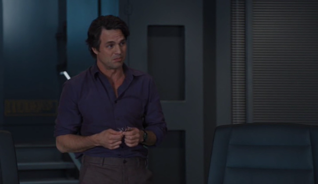 Myslím že s Lokim zbytočne strácame čas, uvažuje impulzívne a chaoticky. Je to vyšinutý cvok. Bruce Banner