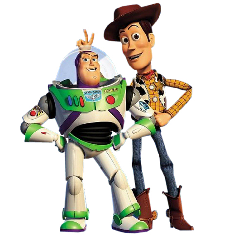 Woody & Buzz - dva kámoši, kteří mě doprovázeli v dětství :-) W&B